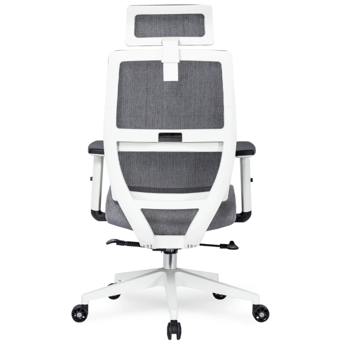 Fotel Biurowy Ergonomiczny Obrotowy NICKI Szary Nowoczesny