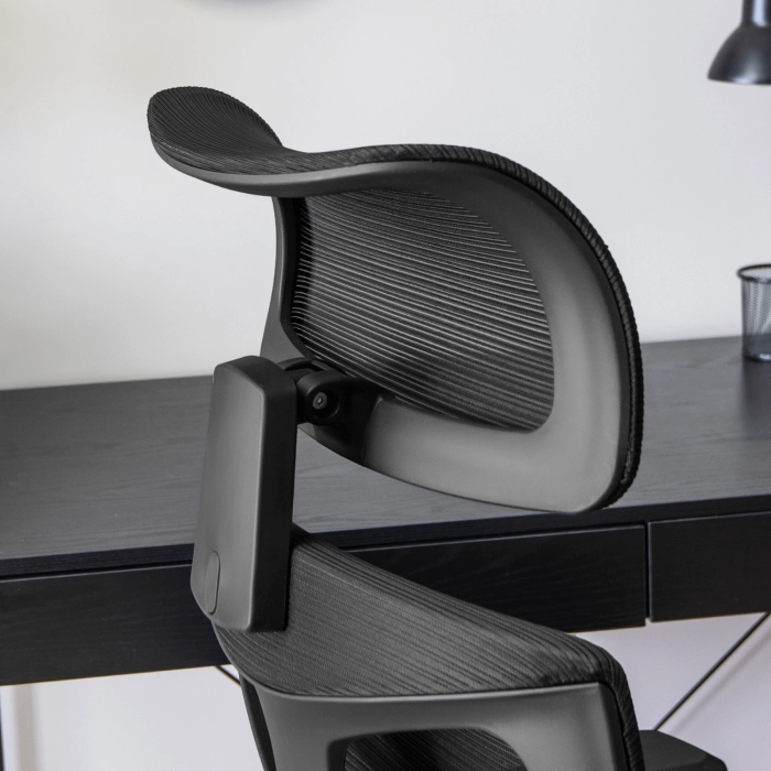 Fotel Obrotowy CARET Ergonomiczny Czarny