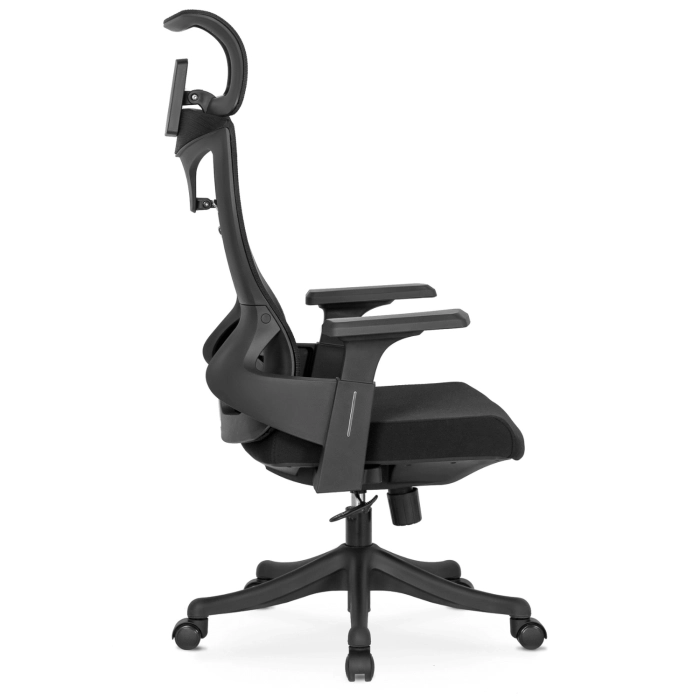 Fotel Obrotowy CARET Ergonomiczny Czarny