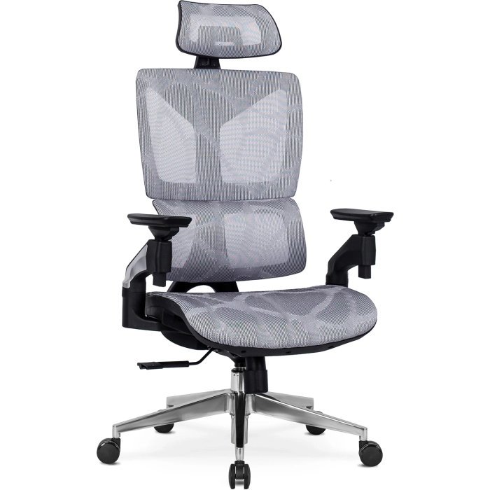 Fotel Obrotowy MARTIN Ergonomiczny Szary