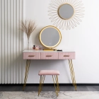 Toaletka SANDY Różowa/Złota
