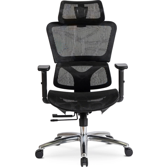 Fotel Obrotowy ROYAL Ergonomiczny Czarny