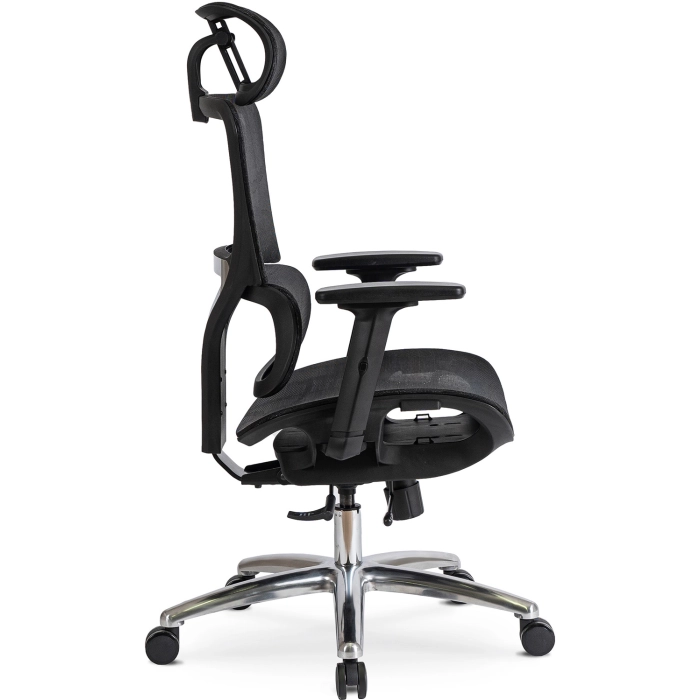 Fotel Obrotowy ROYAL Ergonomiczny Czarny