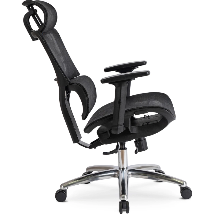 Fotel Obrotowy ROYAL Ergonomiczny Czarny