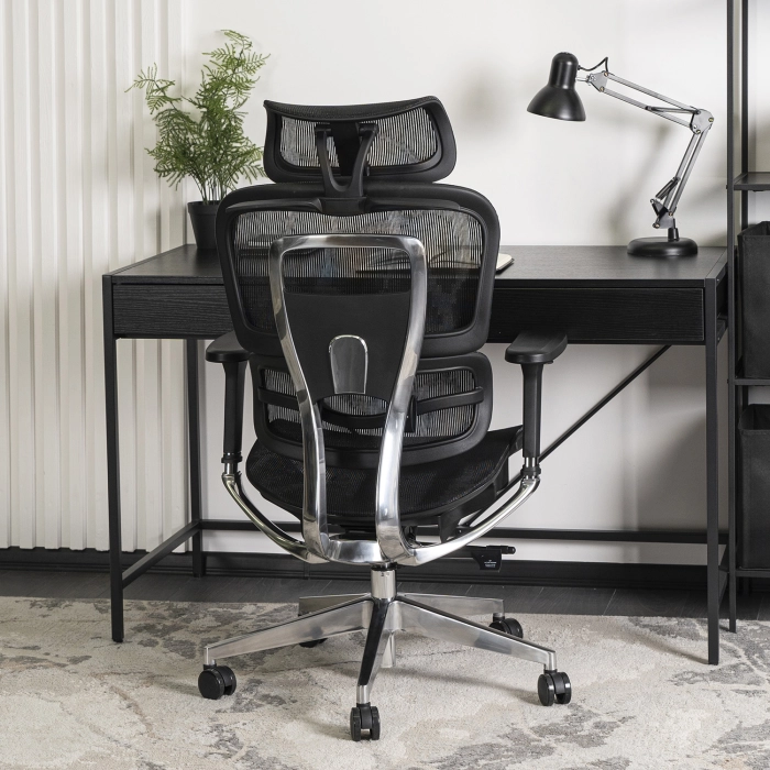 Fotel Obrotowy NINO Ergonomiczny Czarny