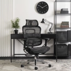 Fotel Obrotowy NINO Ergonomiczny Czarny