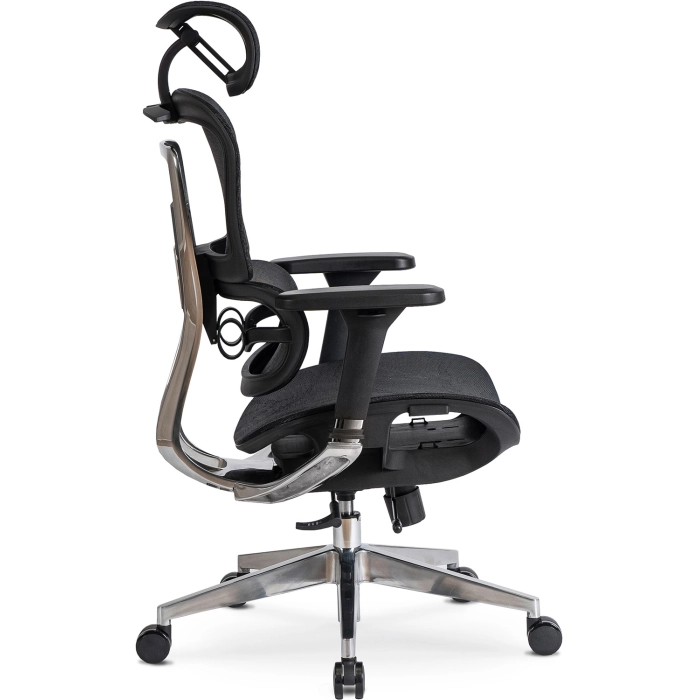 Fotel Obrotowy NINO Ergonomiczny Czarny