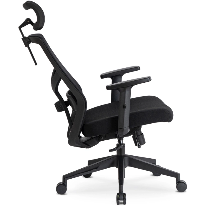 Fotel Obrotowy BENTO Ergonomiczny Czarny