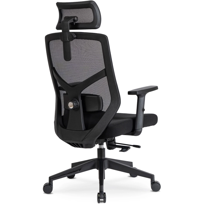 Fotel Obrotowy BENTO Ergonomiczny Czarny