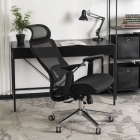 Fotel Obrotowy LITOS Ergonomiczny Czarny