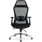 Fotel Obrotowy LITOS Ergonomiczny Czarny