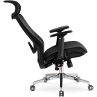 Fotel Obrotowy LITOS Ergonomiczny Czarny