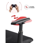 Fotel Obrotowy LITOS Ergonomiczny Czarny