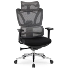 Fotel Obrotowy DELSIN Ergonomiczny Czarny