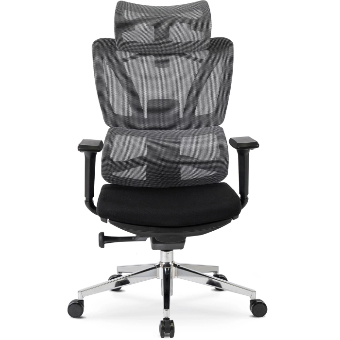 Fotel Obrotowy DELSIN Ergonomiczny Czarny