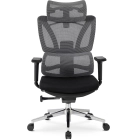 Fotel Obrotowy DELSIN Ergonomiczny Czarny