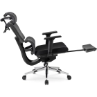 Fotel Obrotowy DELSIN Ergonomiczny Czarny