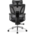 Fotel Obrotowy DELSIN Ergonomiczny Czarny
