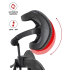 Fotel Obrotowy DELSIN Ergonomiczny Czarny