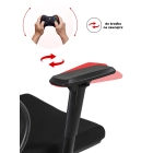 Fotel Obrotowy DELSIN Ergonomiczny Czarny