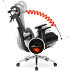 Fotel Obrotowy DELSIN Ergonomiczny Czarny