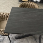 Stół BRUNO Ceramiczny Rozkładany 160-240 cm Czarny