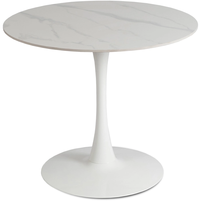Stół SANDER Ceramiczny 89 cm Biały