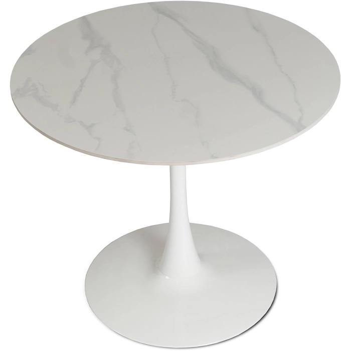 Stół SANDER Ceramiczny 89 cm Biały