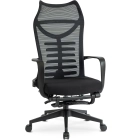 Fotel Obrotowy ACTON Ergonomiczny Czarny