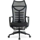 Fotel Obrotowy ACTON Ergonomiczny Czarny