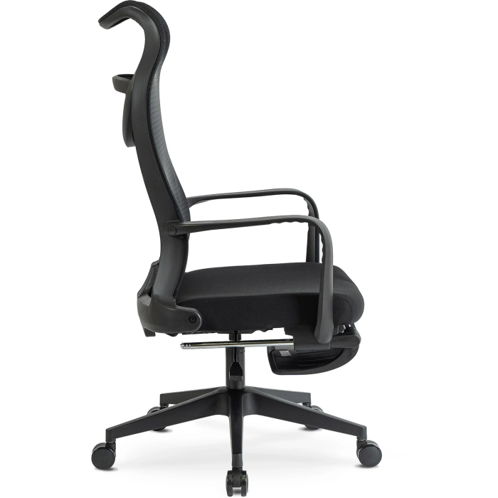 Fotel Obrotowy ACTON Ergonomiczny Czarny