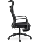 Fotel Obrotowy ACTON Ergonomiczny Czarny