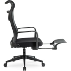 Fotel Obrotowy ACTON Ergonomiczny Czarny