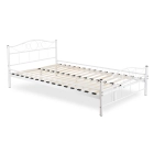 Łóżko Metalowe GRIFFIN 120x200 Białe