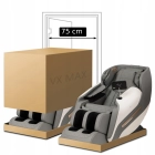 Fotel Masujący VX MAX Szary Ekoskóra