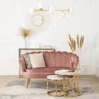 Sofa ZENDAYA Różowa