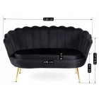 Sofa ZENDAYA Czarna