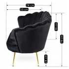 Sofa ZENDAYA Czarna