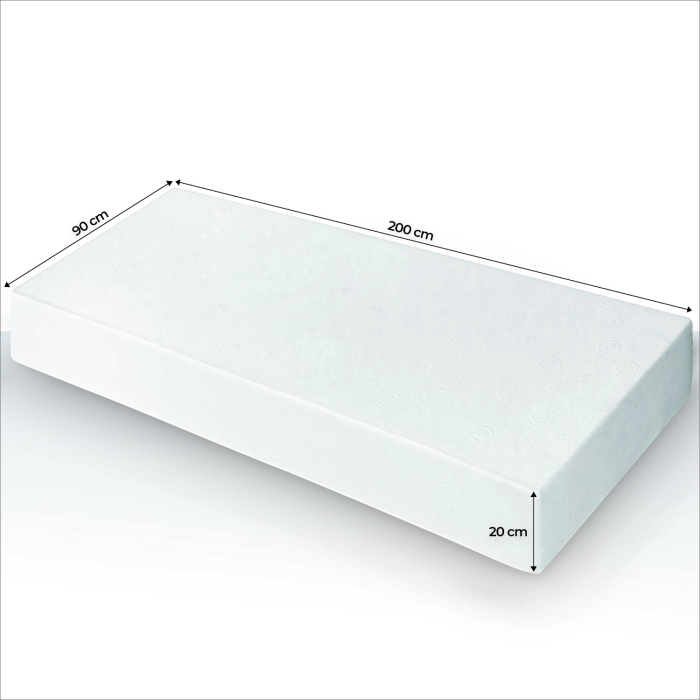 Materac Kieszeniowy 90x200 cm LAGUNA 7 STREF