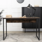 Biurko ROSS 120 cm Dąb Rustykalny/Czarny