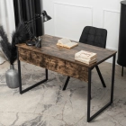 Biurko ROSS 120 cm Dąb Rustykalny/Czarny