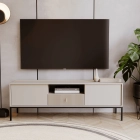 Szafka RTV MARCOS 154 cm Ryflowana Kaszmir