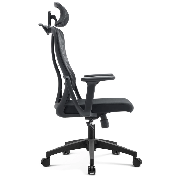 Fotel Obrotowy JULIET Ergonomiczny Czarny