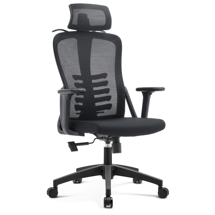 Fotel Obrotowy JULIET Ergonomiczny Czarny