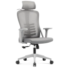 Fotel Obrotowy JULIET Ergonomiczny Szary