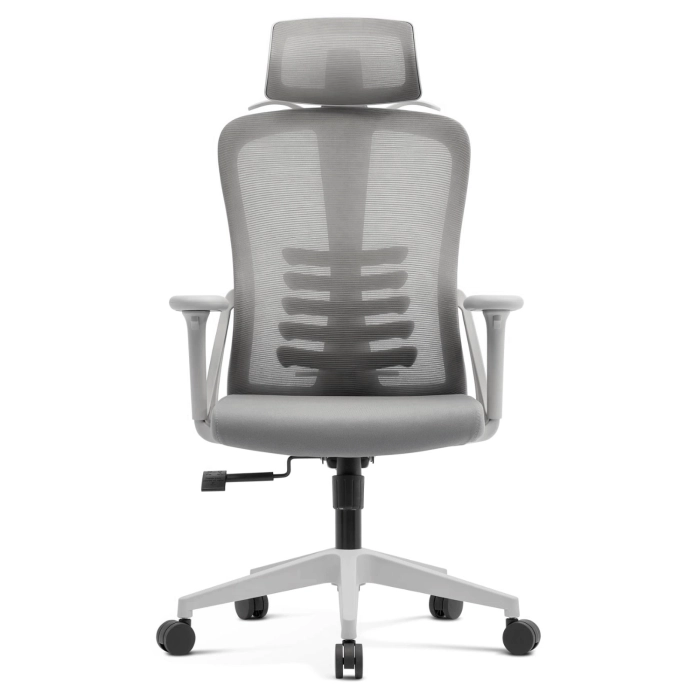 Fotel Obrotowy JULIET Ergonomiczny Szary